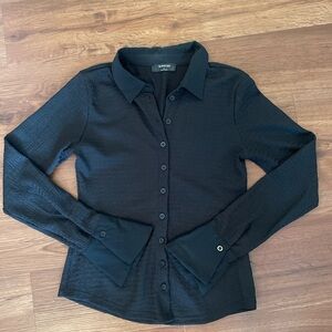 Black Button-Up Shirt